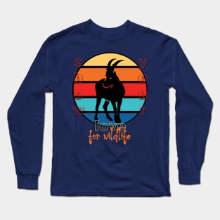 Show your love for wildlife Long Sleeve T-Shirt